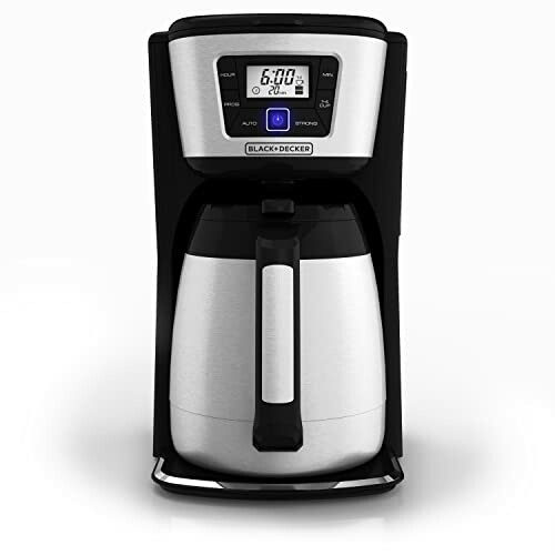 BLACK+DECKER coffee maker with digital display